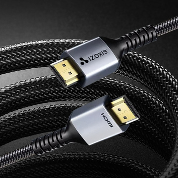 Кабель 2 м. Нейлонова оплетка. Посилений HDMI 8K 60 Гц 48 Гбіт/с 2.1 High Speed