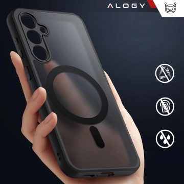 Чохол для Apple iPhone 16 Pro Max Alogy Anti-Shock Hybrid Case for MagSafe Transparent