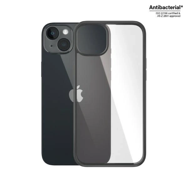 Etui PanzerGlass ClearCase pro iPhone 14 Plus 6,7" antibakteriální czarny/black 0407