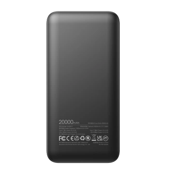 Powerbanka Joyroom 20000mAh 2,4A 2x USB-A 1x USB-C - czarny