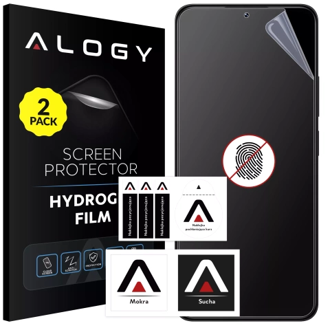 2x Folia "MATOWA" do Xiaomi Redmi 14C Hydrożelowa Alogy HydroSkin Matte Pro™ na ekran do etui "BEZ ODCISKU PALCÓW"