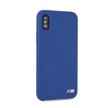 BMW BMHCPPXMSILNA hardcase ochranné pouzdro na telefon pro Apple iPhone X /Xs blue/navy Silicone M Collection