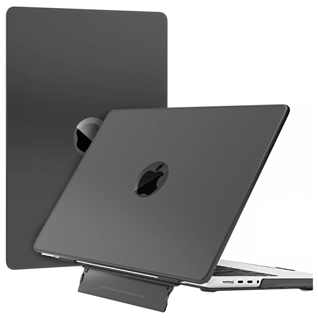 Alogy ProStand™ Matte Case with Stand for MacBook Air 13.3" (A1932/A2179/A2337) Black