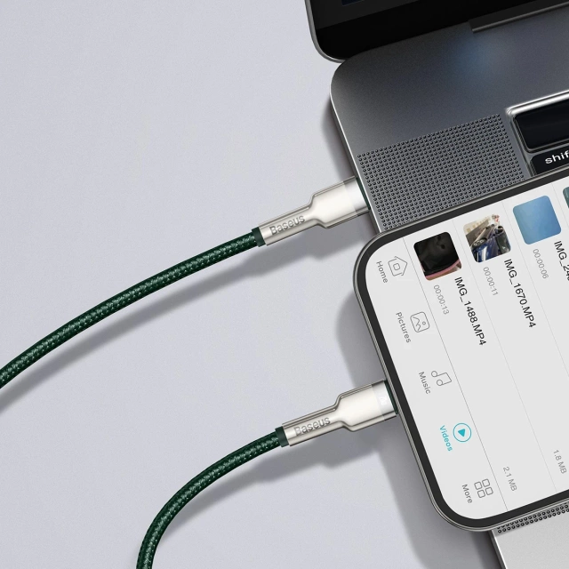 Baseus USB-C auf Lightning Kabel 2m (Grün)
