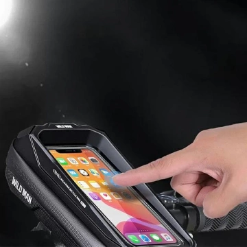 Чохол/тримач для велосипеда WILDMAN MS33 рамка кошика чорний/чорний