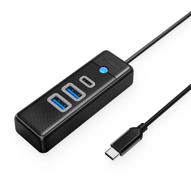 Hub USB-C Orico PWC2U-C3 2x USB-A + 1x USB-C 3.0 Czarny