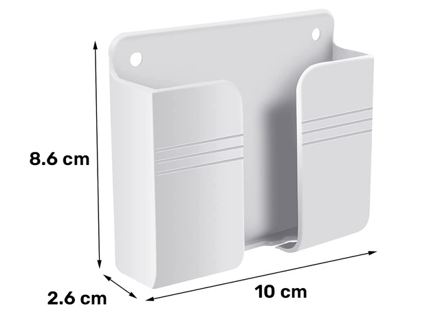 Alogy phone wall mount phone stand charging hook White