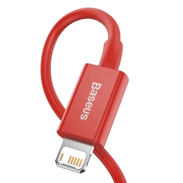 Baseus Superior USB kábel - Lightning 2,4 A 1 m červený (CALYS-A09)
