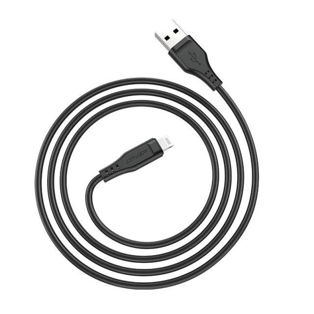 USB-кабель Acefast MFI - Lightning 1.2m, 2.4A білий (C3-02 білий)