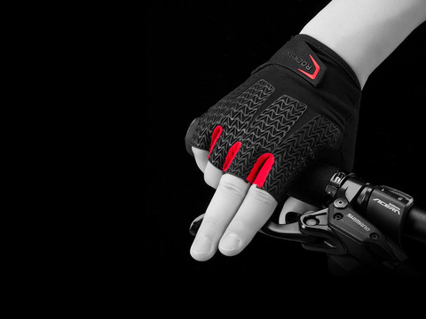 M RockBros S169BR-M велосипедні рукавички без пальців чорні