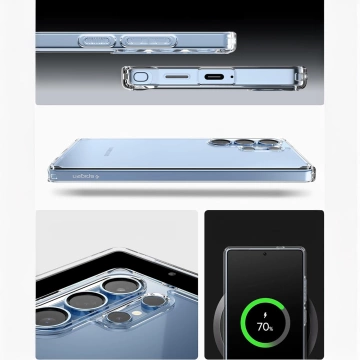 Pouzdro Spigen Ultra Hybrid Crystal Clear pro Samsung Galaxy S25 Ultra