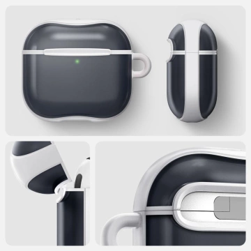 Чохол для Apple AirPods 4 Spigen Classic C1 Graphite Carabiner
