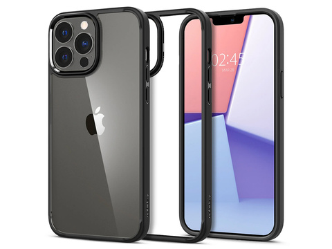 Etui obudowa case Spigen Ultra Hybrid do Apple iPhone 13 Pro Max Matte Black