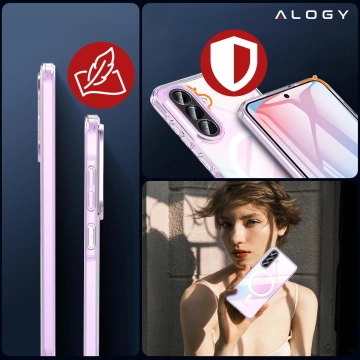Puzdro pre Apple iPhone 16 Pro Max Alogy Anti-Shock Hybrid Case pre MagSafe Transparent