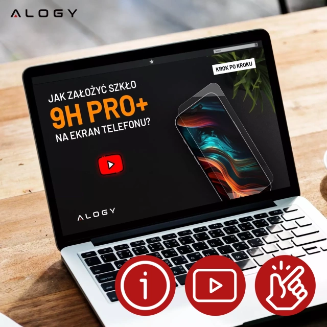 Tvrdené sklo pre Apple iPhone 16 Pro Max Screen Protector 9H Alogy Heavy Pro ™️