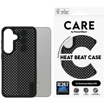 Чохол CARE для Samsung Galaxy S25 від PanzerGlass Feature Case чорний