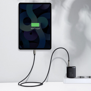 Baseus Compact Quick Charger 2xUSB USB-C PD QC 3.0 3A 30W Black wall charger