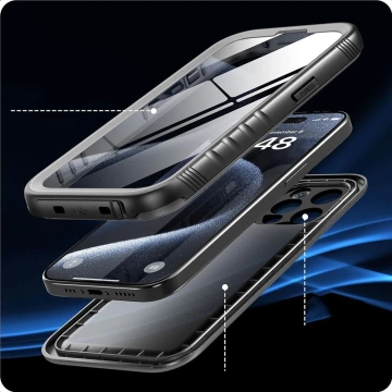 Shellbox IP68 case for Samsung Galaxy S24 Ultra Black