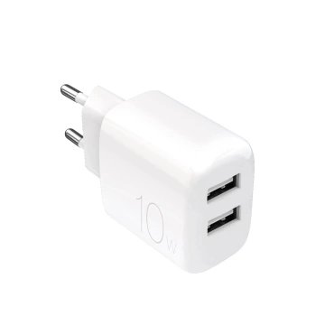 Ładowarka Puro PROLITE 10W 2x USB-A – biała