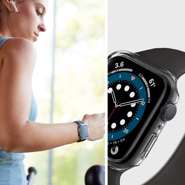 Etui Spigen Thin Fit pre Apple Watch Series 4/5/6/SE 40 mm Crystal Clear