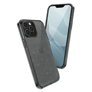 UNIQ pouzdro LifePro Tinsel iPhone 12 Pro Max 6,7" černé / pára kouřová