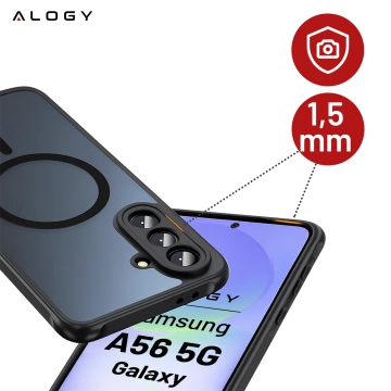 Puzdro pre Apple iPhone 16 Pro Max Alogy Anti-Shock Hybrid Case pre MagSafe Transparent