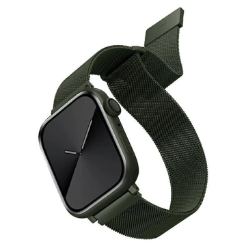 Pasek UNIQ Dante Apple Watch Series 4/5/6/7/8/SE/SE2 38/40/41 mm Nerezová oceľ zielony/zelená