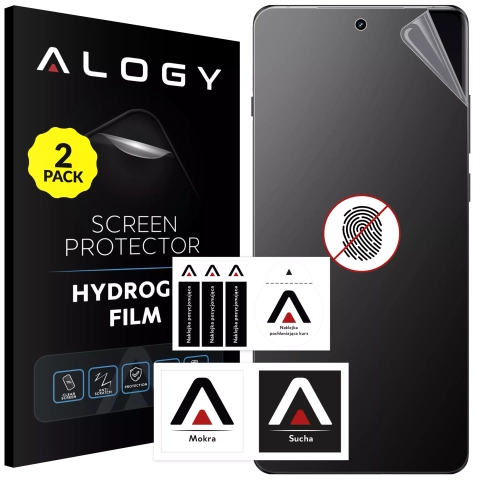 2x "MATTE" Film for OnePlus 12 Hydrogel Alogy HydroSkin Matte Pro™ for the screen of the case "FREE OF FINGERPRINTS"