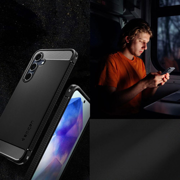 Etui Spigen Rugged Armor для Samsung Galaxy A55 5G Matte Black