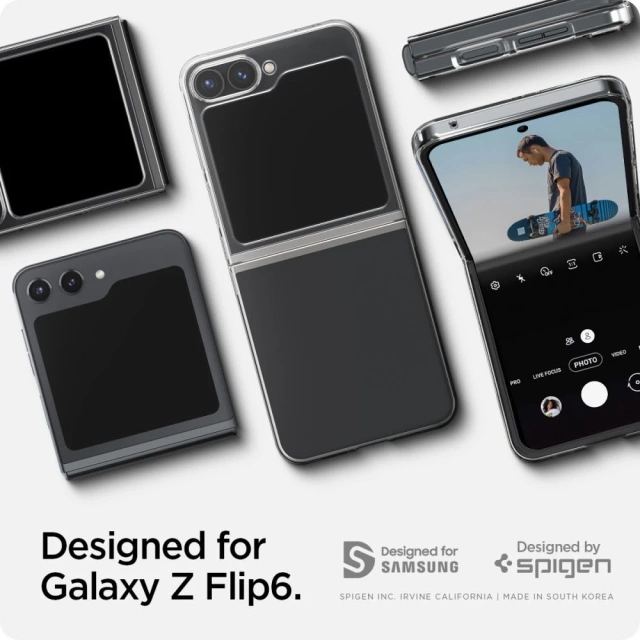 Etui Spigen AirSkin для Samsung Galaxy Z Flip 6 Crystal Clear