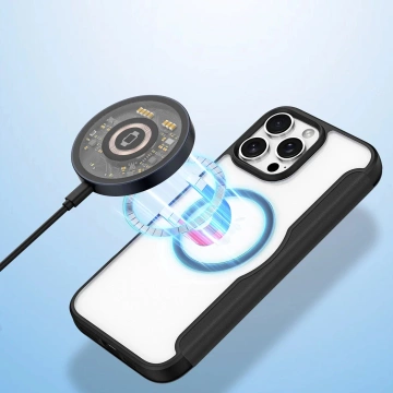 Pouzdro MagSafe pro iPhone 16 Pro Max Dux Ducis Skin X Pro, černé