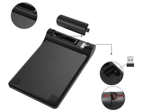 Bezdrátová USB numerická klávesnice pro notebook Alogy Wireless KeyPad