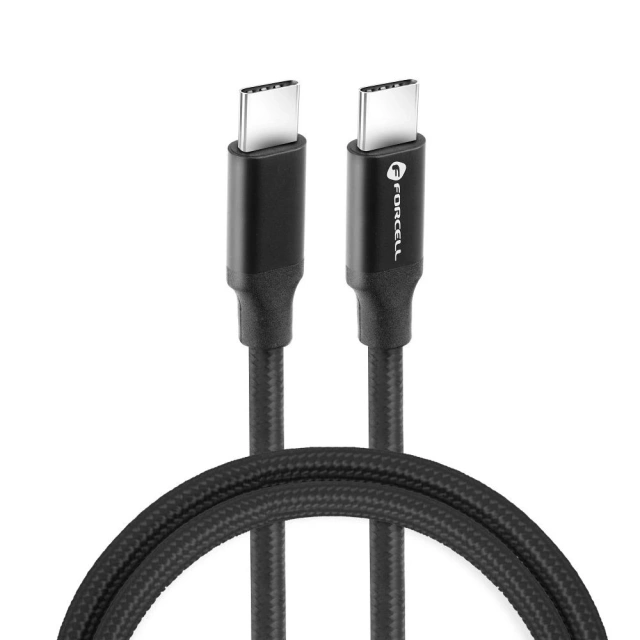 USB-C Cable 100W 1m Forcell C391 Thunderbolt 4K e-mark QC 4.0 PD