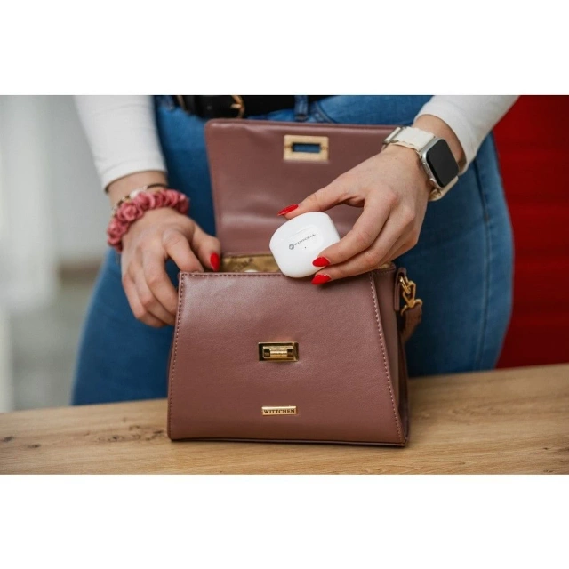 Бездротові навушники Forcell F-Audio TWS Clear Sound BT 5.3 White