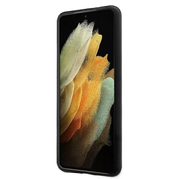 Silikonové pouzdro na telefon US Polo On Tone pro Samsung Galaxy S21 černo/černé