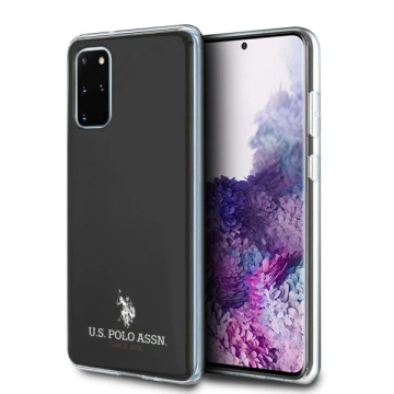 Чохол для телефону US Polo Shiny для Samsung Galaxy S20 Plus чорний / чорний