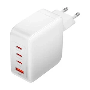 Nabíjačka Vention FEIW0-EU 3xUSB-C USB-A GaN 140W do steny biela