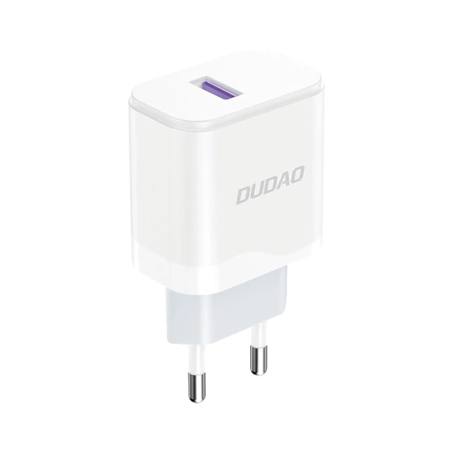 Ładowarka Dudao A20EU 18W USB-A Quick Charge 3.0 Biała