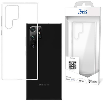 3mk Clear Case TPU silikónové ochranné puzdro pre Samsung Galaxy S22 Ultra
