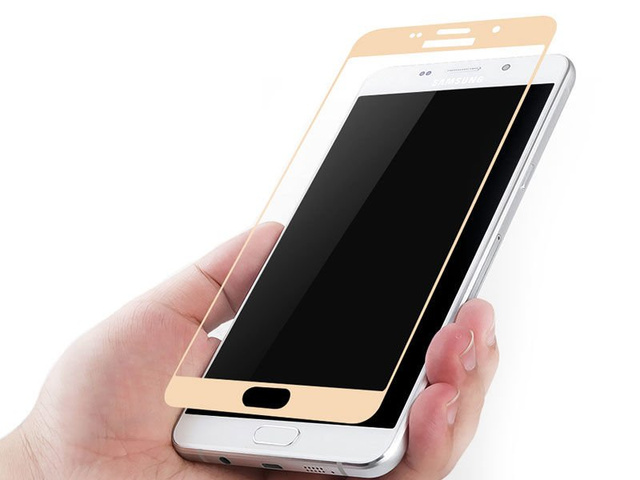 Загартоване скло на весь екран Samsung Galaxy A5 2016 Pink