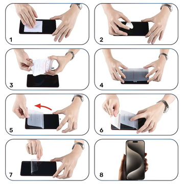 Hydrogel film for Motorola Moto G71s, protective phone screen, Alogy Hydrogel Film