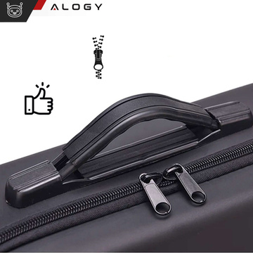 Hard Case Kufrové pouzdro pro DJI Mini 4 Pro / DJI Mini 3 Pro / Mini 3 Drone Pevné s popruhem Pevné pouzdro Alogy Black