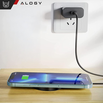 Alogy kabelloses Ladegerät für MagSafe 20W für iPhone 14/13 / PRO / MAX / MINI Schwarz