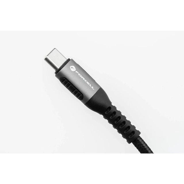 Kabel USB-C 27W 2m Forcell Lightning PD Nylon LAPTOP PC SMARTFON