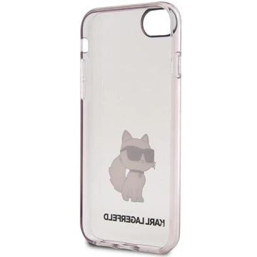 Чохол для телефону Karl Lagerfeld для iPhone 7/8/SE 2020/2022 pink/pink hardcase Ikonik Choupette