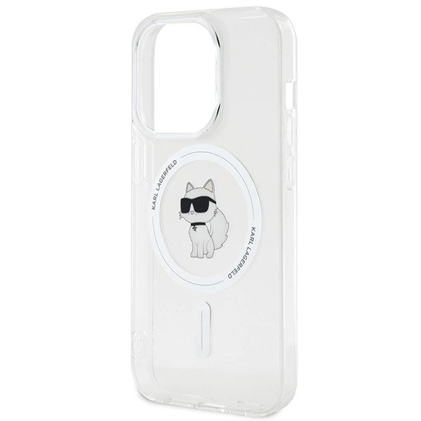 Etui Karl Lagerfeld KLHMP15LHFCCNOT do iPhone 15 Pro 6.1" transparent hardcase IML Choupette MagSafe