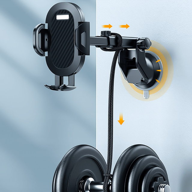 Autotelefonhalter, Fenster, Kühlergrill, Cockpit, Auto-Armaturenbrett, Autogitter, für das Telefon, Schwarz