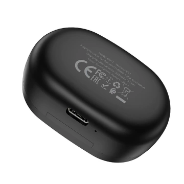 Бездротові Bluetooth TWS-навушники HOCO EW11 – чорні з зарядним кейсом