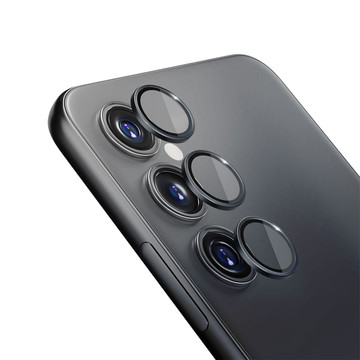 Скло для Samsung Galaxy S23 FE Camera Protector Lens 3mk Lens Protection Pro Black Protective Cover