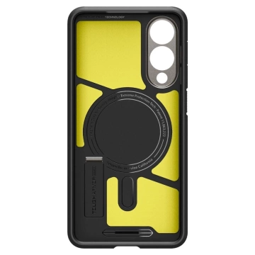 Puzdro Spigen Tough Armor Mag pre Samsung Galaxy S25 Edge, sivo-čierne